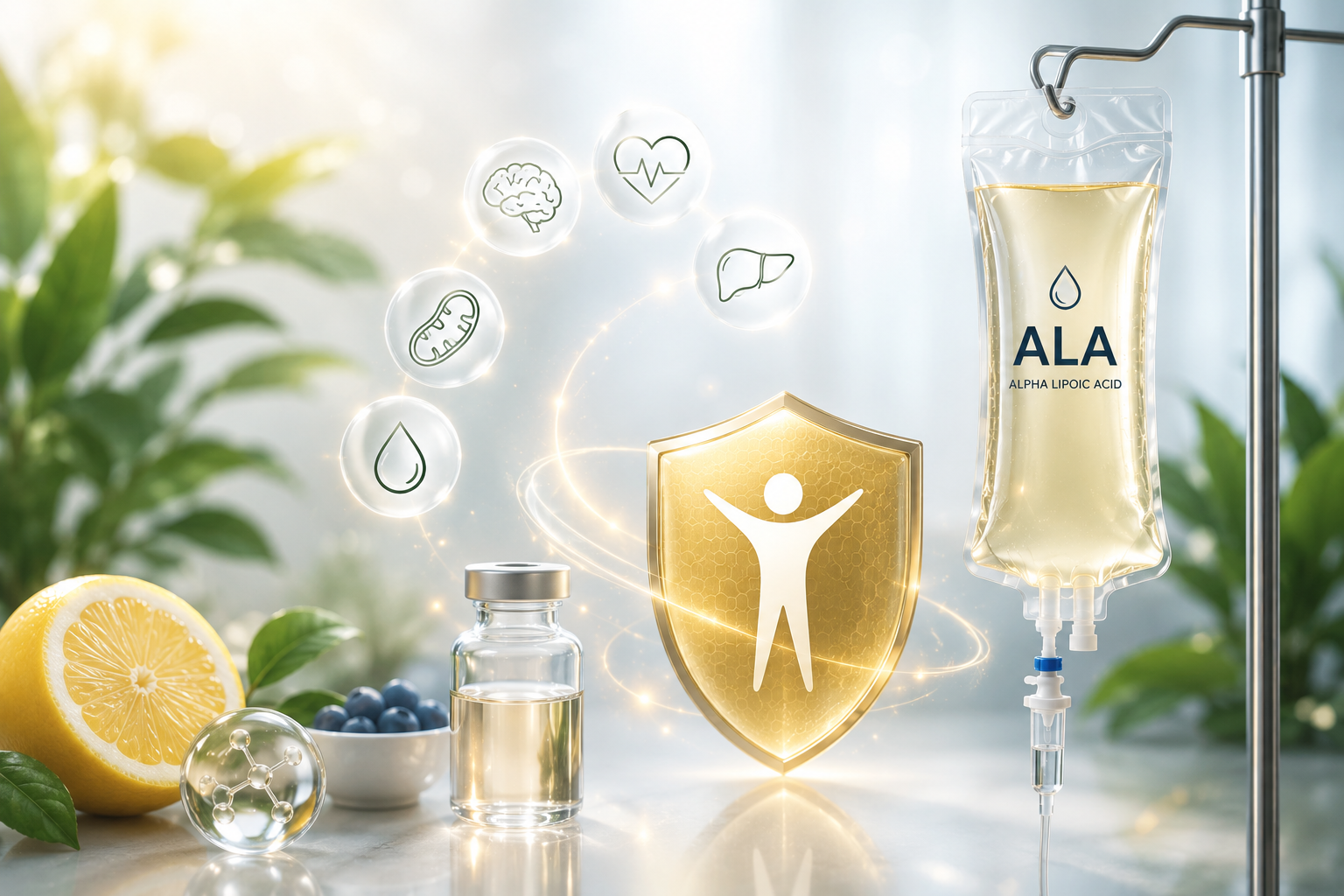 Client receiving IV wellness care